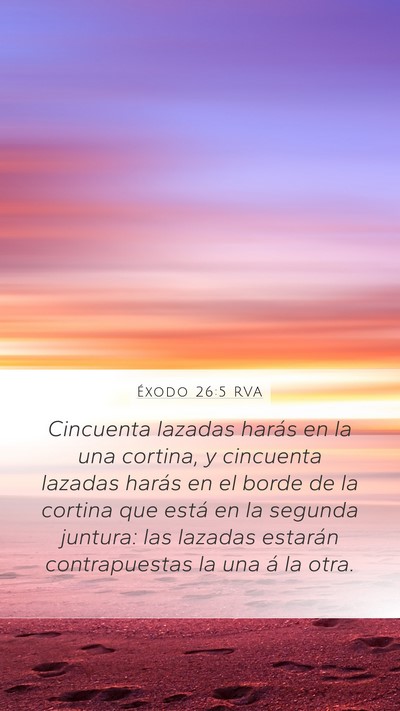 Éxodo 26:5 RVA Bible Verse Image