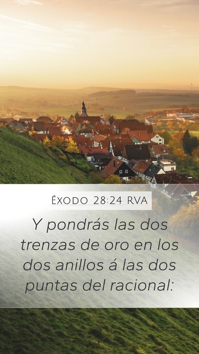 Éxodo 28:24 RVA Bible Verse Image