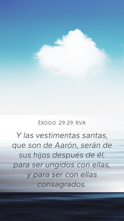 Éxodo 29:29 RVA Bible Verse Image