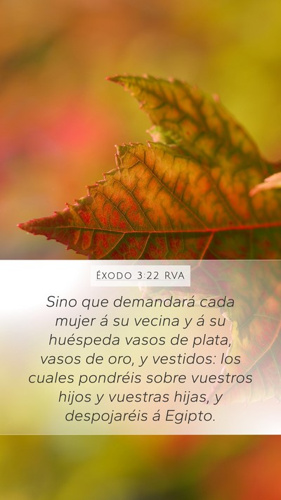 Éxodo 3:22 RVA Bible Verse Image