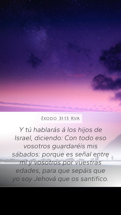 Éxodo 31:13 RVA Bible Verse Image