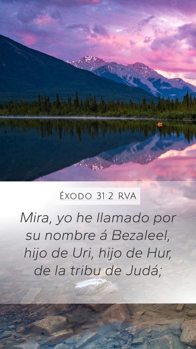Éxodo 31:2 RVA Bible Verse Image