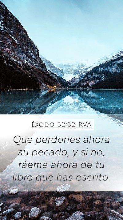 Éxodo 32:32 RVA Bible Verse Image