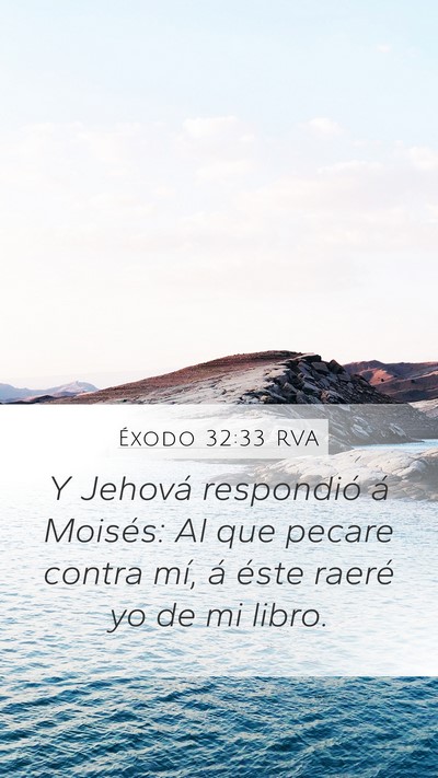 Éxodo 32:33 RVA Bible Verse Image