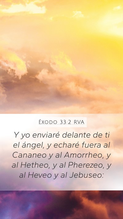 Éxodo 33:2 RVA Bible Verse Image