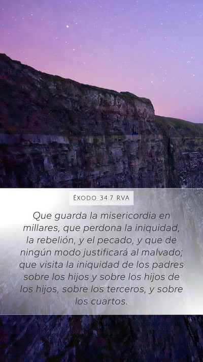 Éxodo 34:7 RVA Bible Verse Image