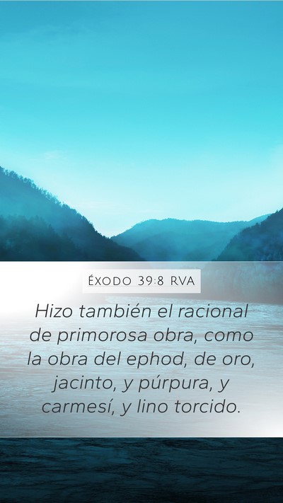 Éxodo 39:8 RVA Bible Verse Image