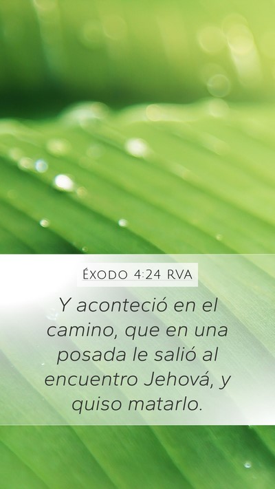 Éxodo 4:24 RVA Bible Verse Image