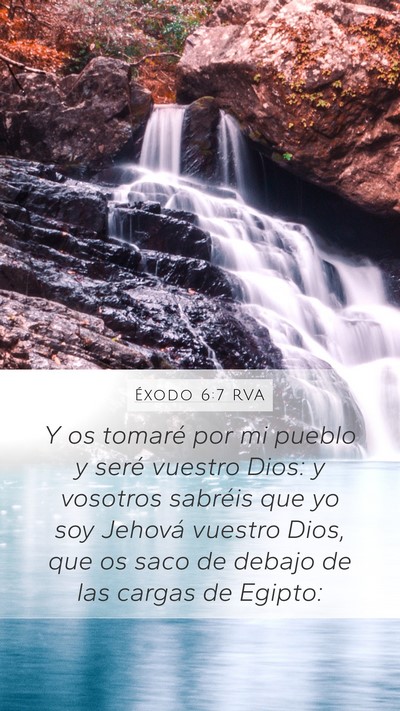 Éxodo 6:7 RVA Bible Verse Image