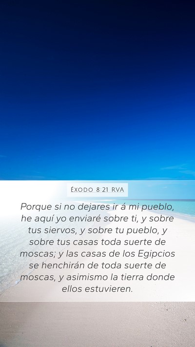 Éxodo 8:21 RVA Bible Verse Image