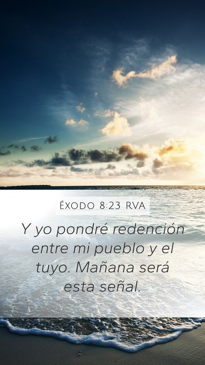 Éxodo 8:23 RVA Bible Verse Image