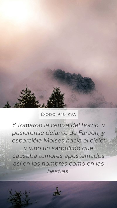 Éxodo 9:10 RVA Bible Verse Image