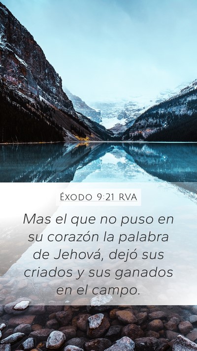Éxodo 9:21 RVA Bible Verse Image